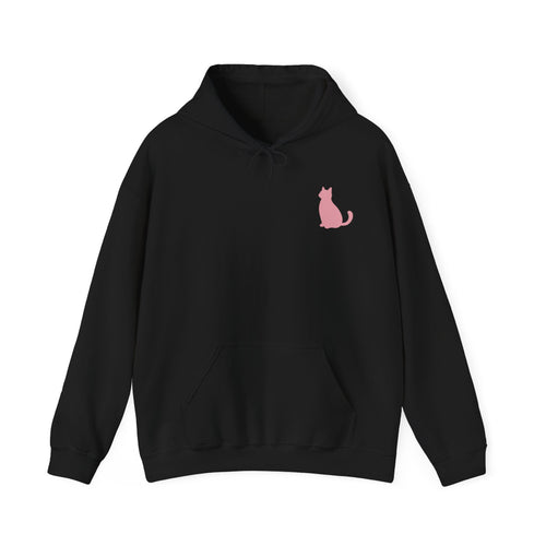 Cat Silhouette Hooded Sweatshirt