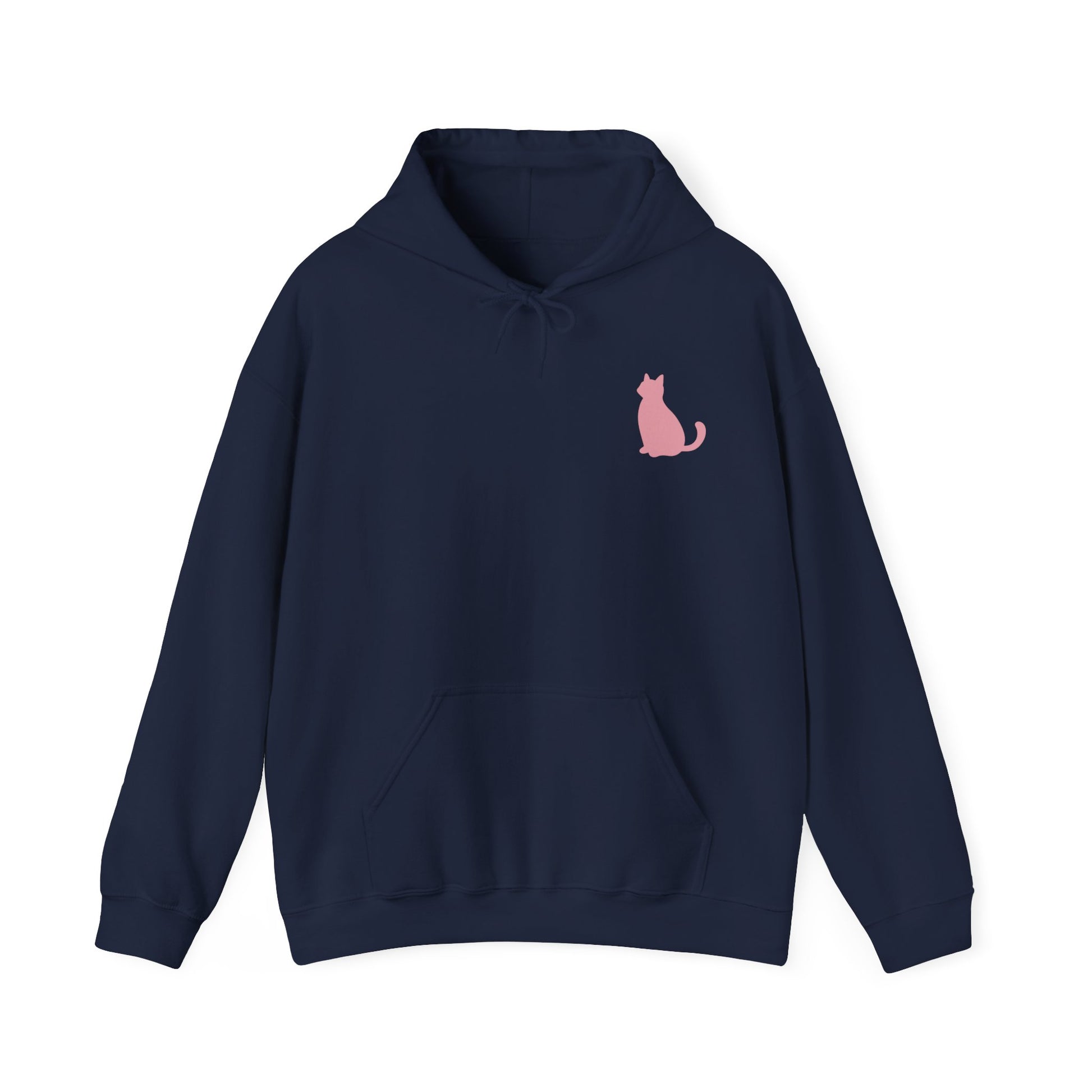 Cat Silhouette Hooded Sweatshirt