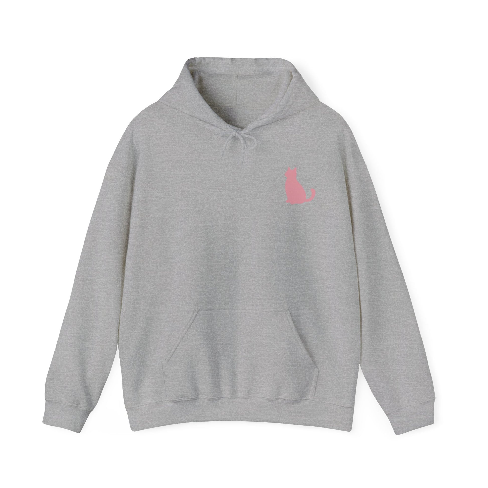 Cat Silhouette Hooded Sweatshirt