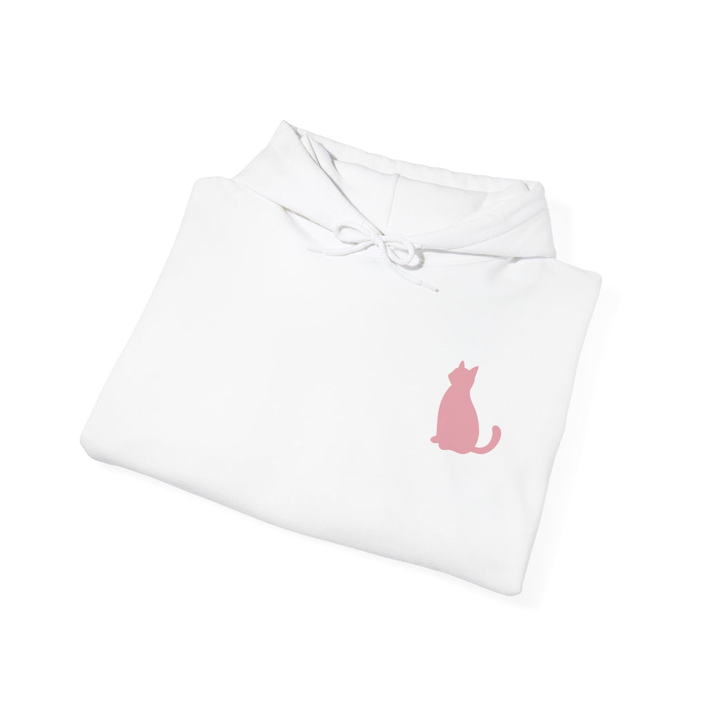 Cat Silhouette Hooded Sweatshirt
