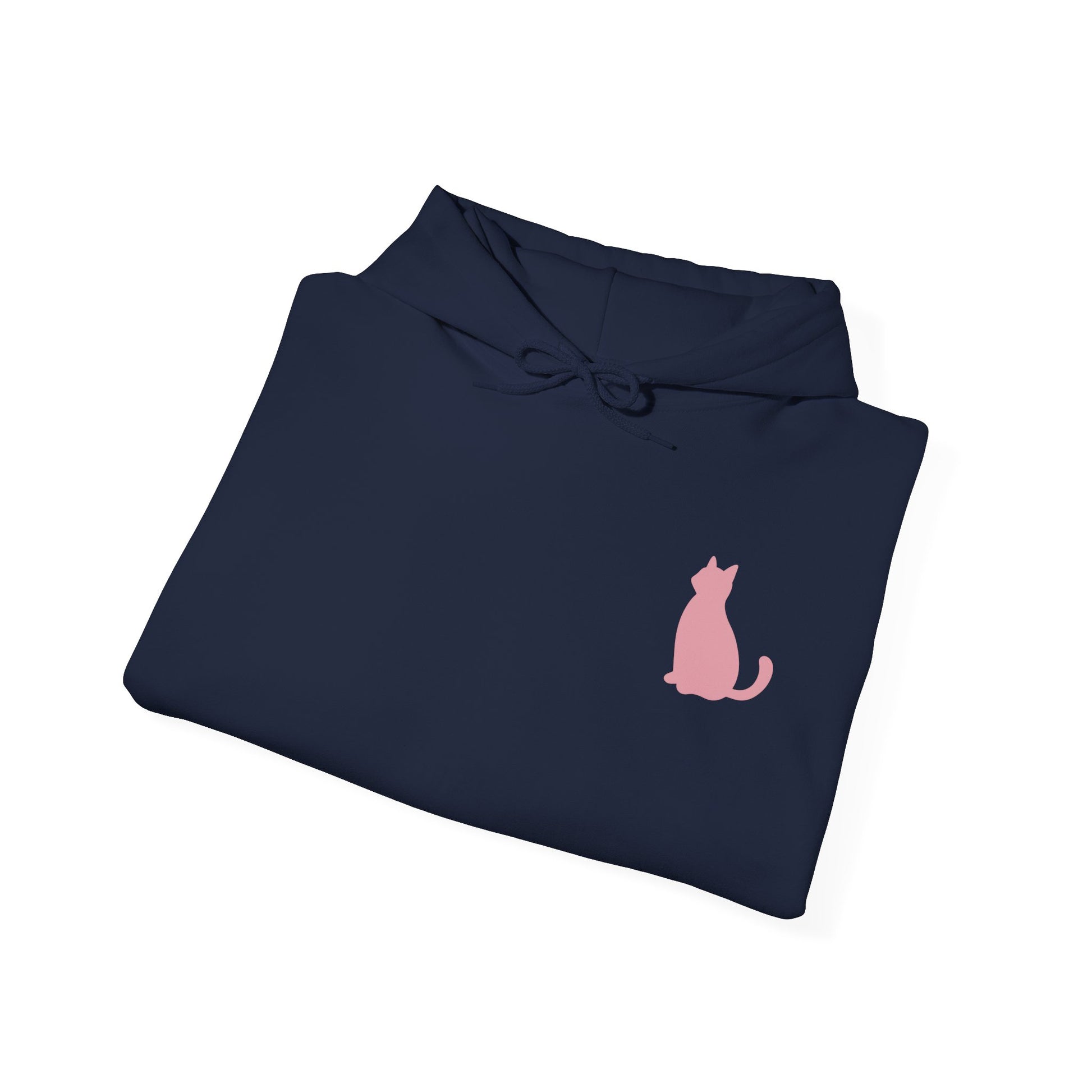 Cat Silhouette Hooded Sweatshirt
