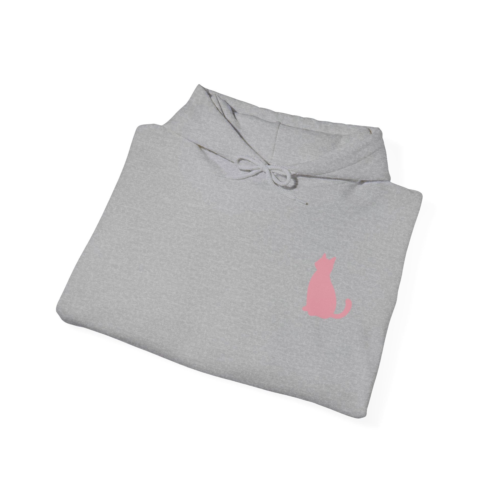 Cat Silhouette Hooded Sweatshirt