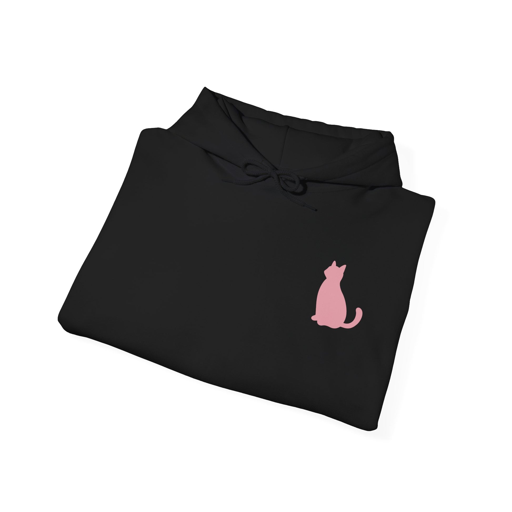 Cat Silhouette Hooded Sweatshirt