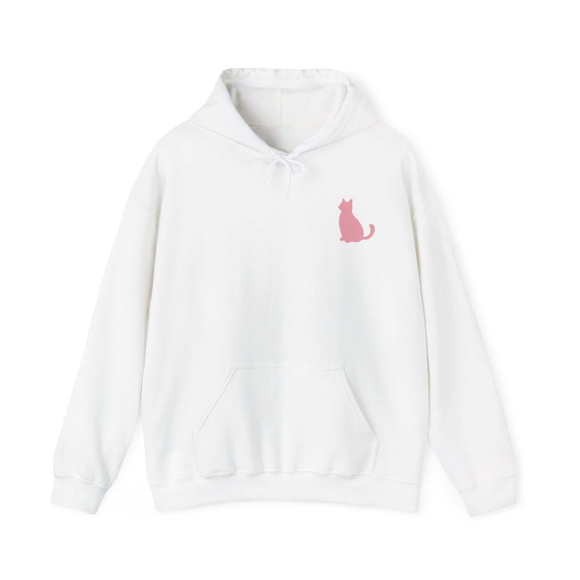 Cat Silhouette Hooded Sweatshirt